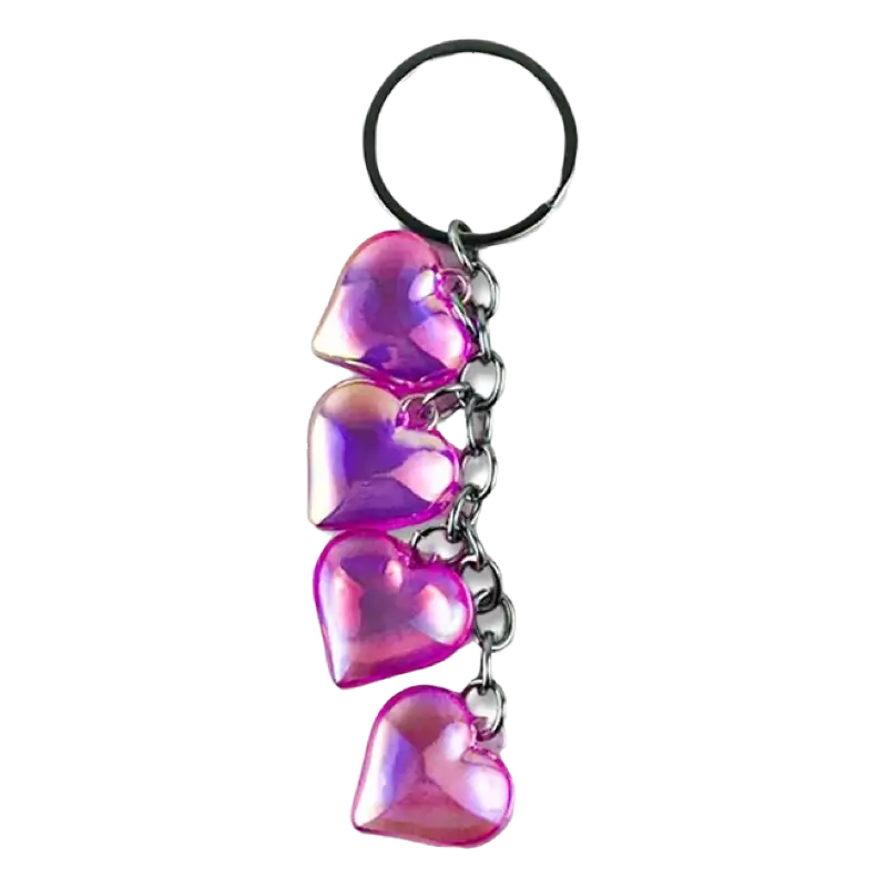 Aurora Hearts decorative keychain and bag charm